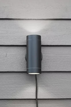 Sylinder vegglampe Svart - Garden 24 - Svart
