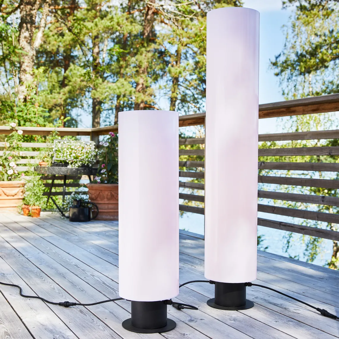 Sylinder 12W hvit - Garden 24 - Hvit