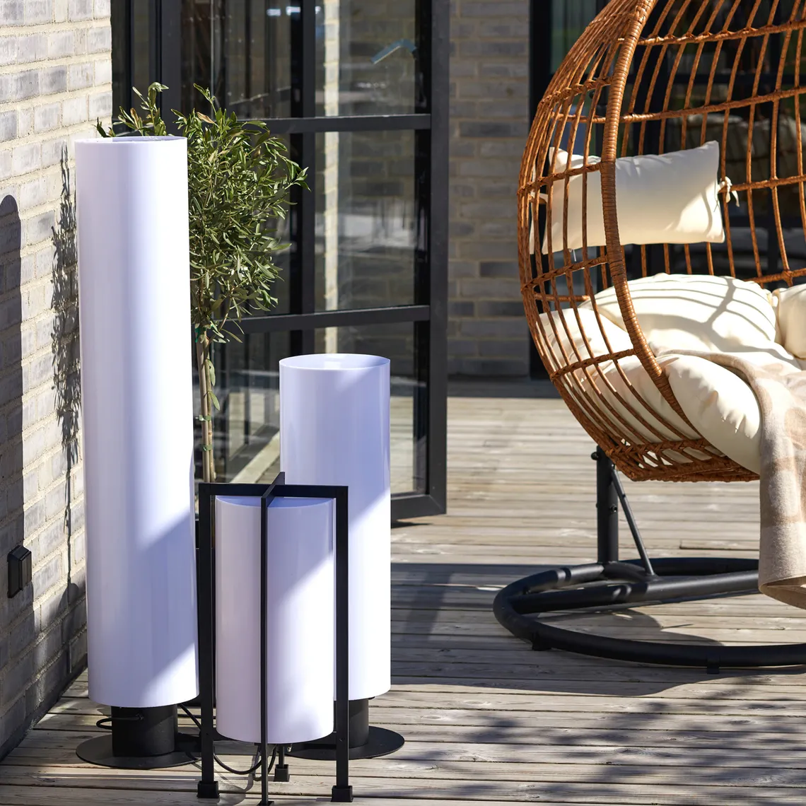 Sylinder 12W hvit - Garden 24 - Hvit