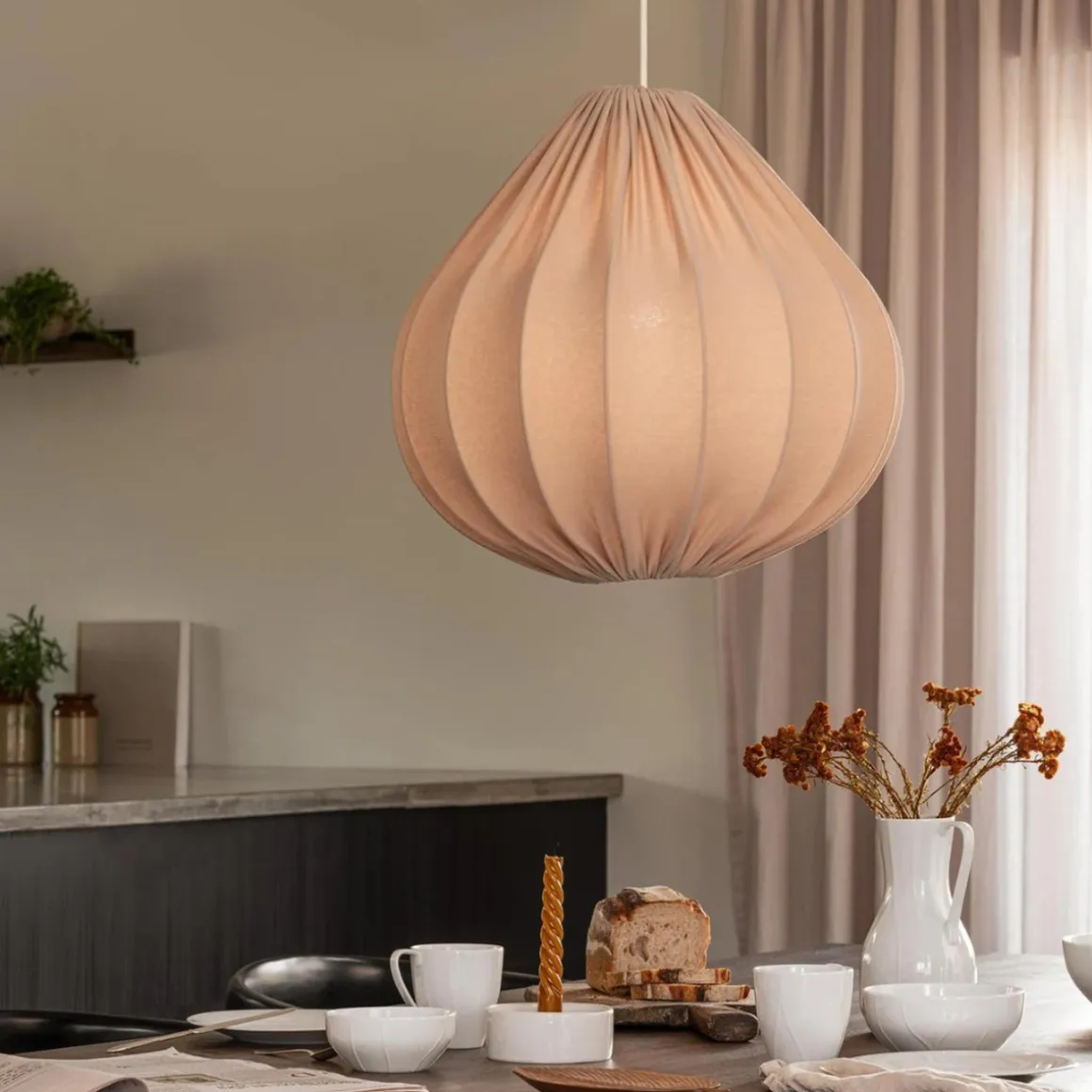 Tea lampeskjerm 43 - Beige - B-vare