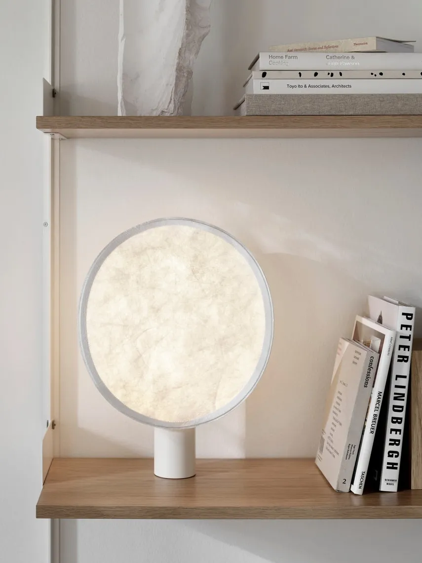Tense Bærbar Bordlampe - Hvit Sokkel