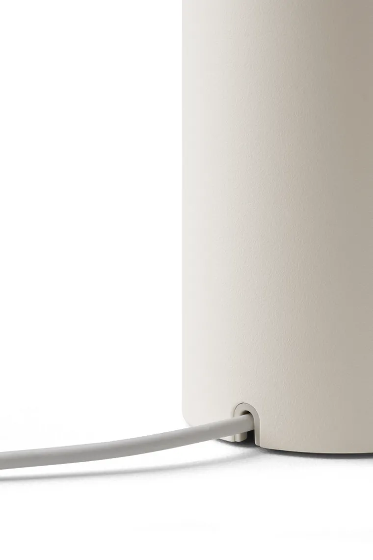 Tense Bærbar Bordlampe - Hvit Sokkel