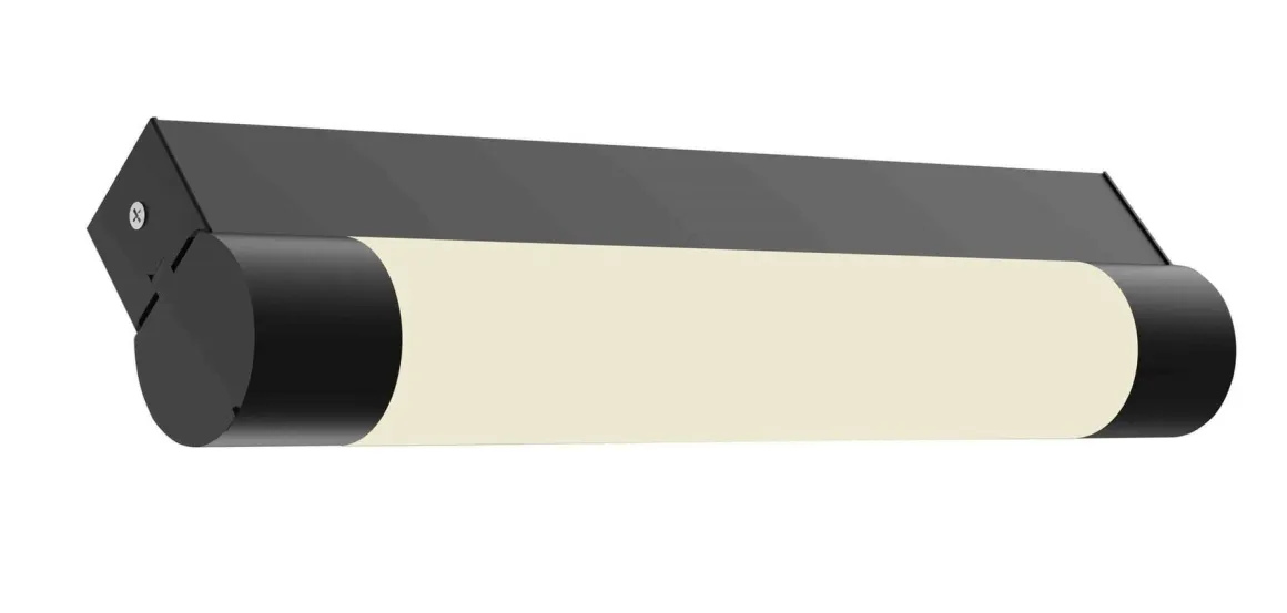 Titan 40 vegglampe for baderom 12W 2700 Kelvin IP44 m/stikkontakt - Dimbar