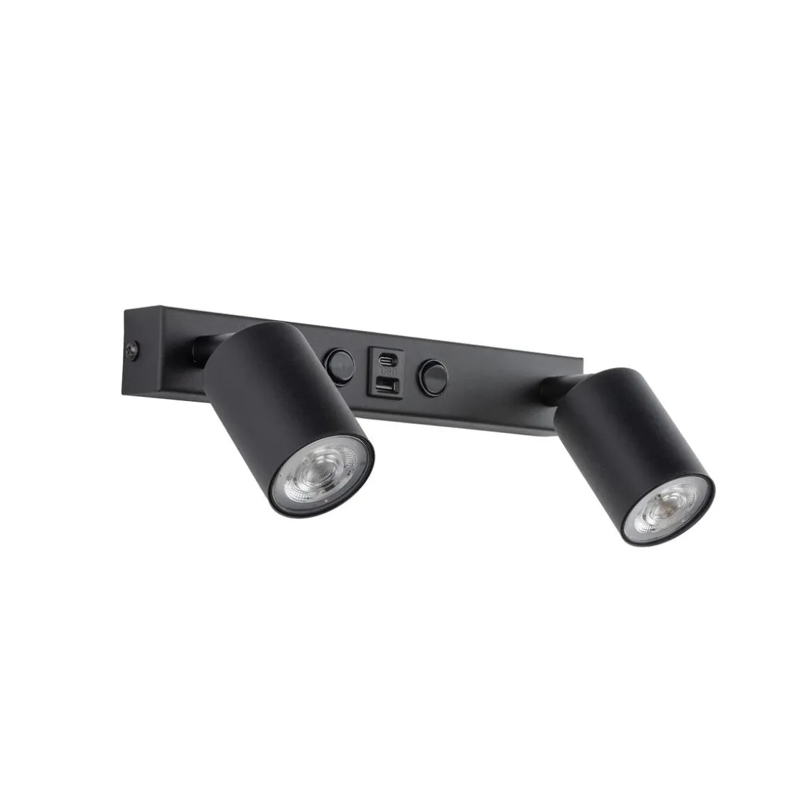 Top vegglampe med USB