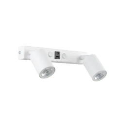 Top vegglampe med USB