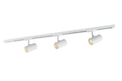 Trackline Jazz spotskinne 1 meter 3 spot - Hvit