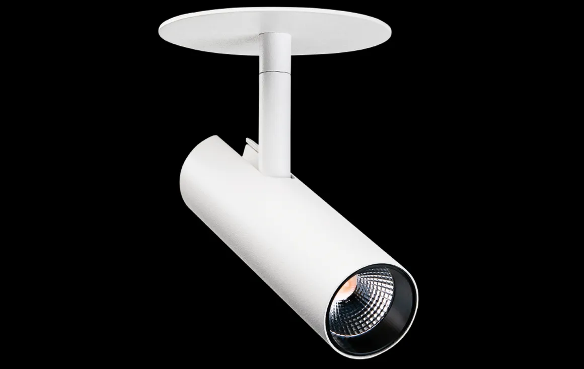 Tube Micro R takspot for innfelling 15W 3000K dimbar