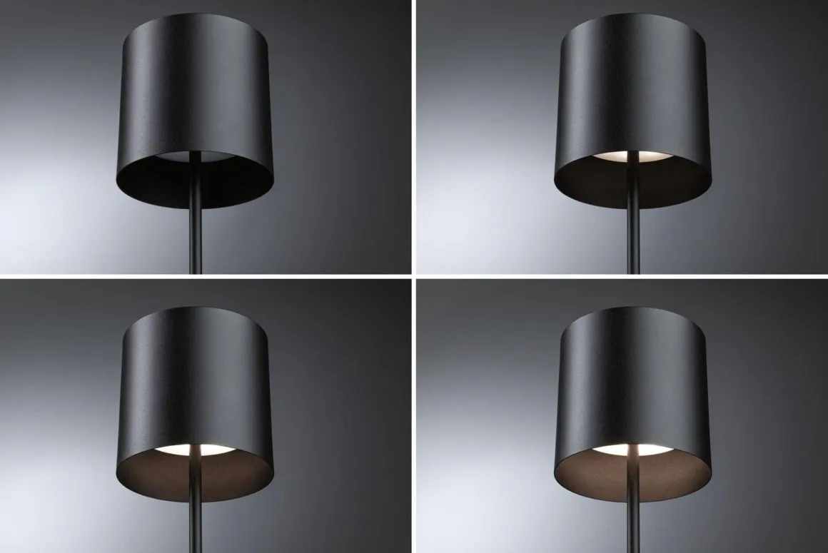 Tuni portabel bordlampe oppladbar 2,8W 2700 Kelvin IP44