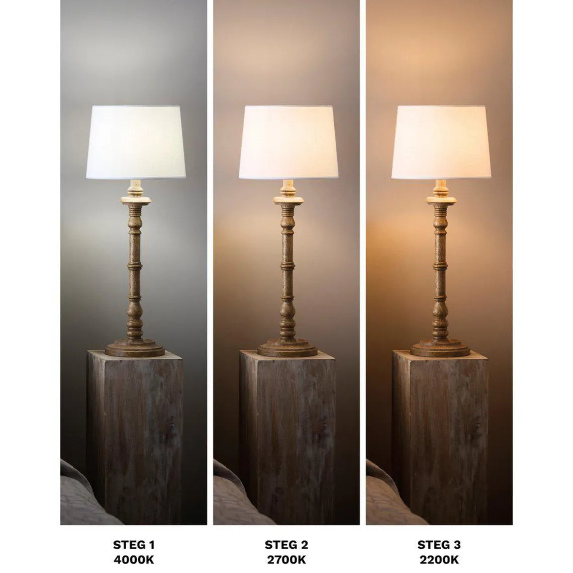 Twilight LED 3 step og dimbar 45mm 4,5W