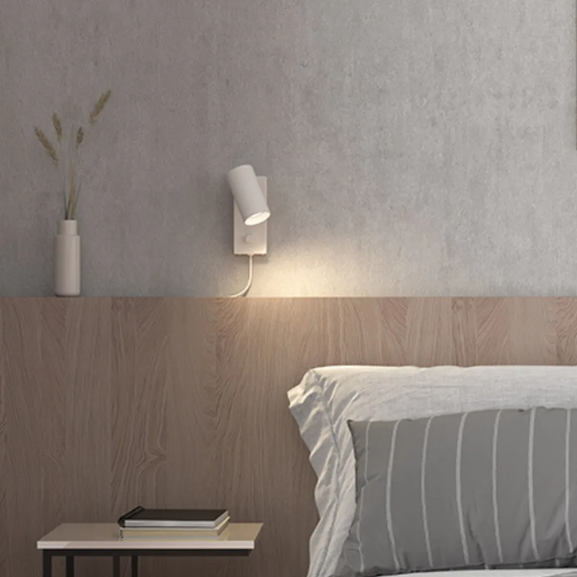 Tyson vegglampe m/dimmer