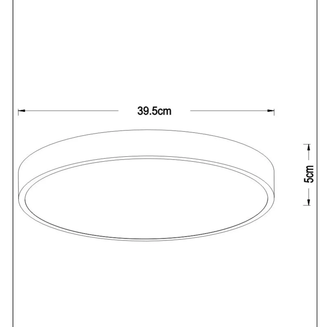 Unar taklampe Ø39,5cm 3 step dim