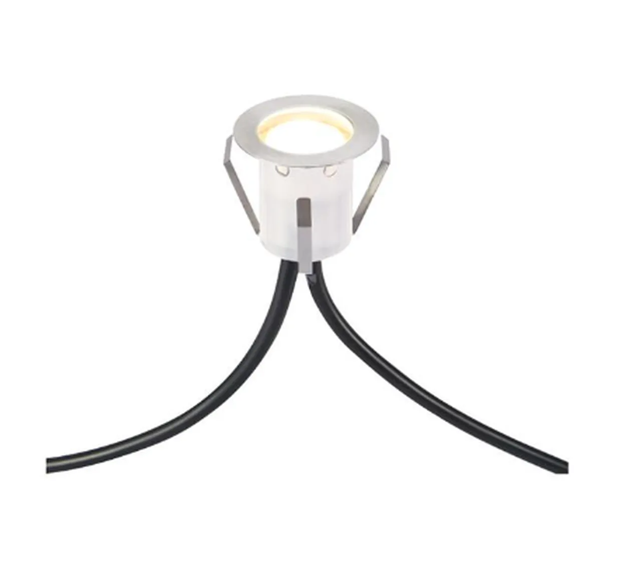 Unite 12 Decklight 0,4W 2700 Kelvin utendørs IP44 - 6 pakning - Børstet stål