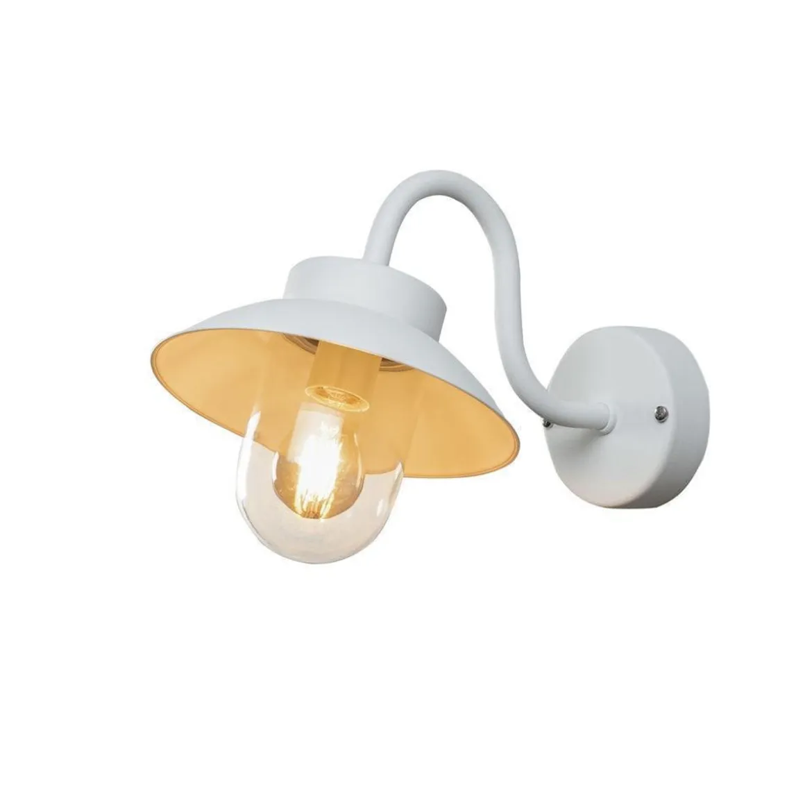 Vega vegglampe mini - Hvit