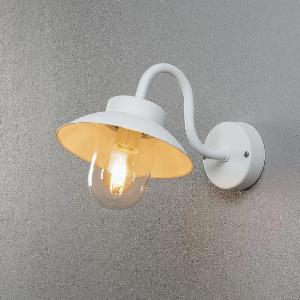 Vega vegglampe mini - Hvit