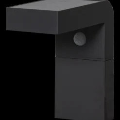 Vegglampe Solcelle med sensor - Svart