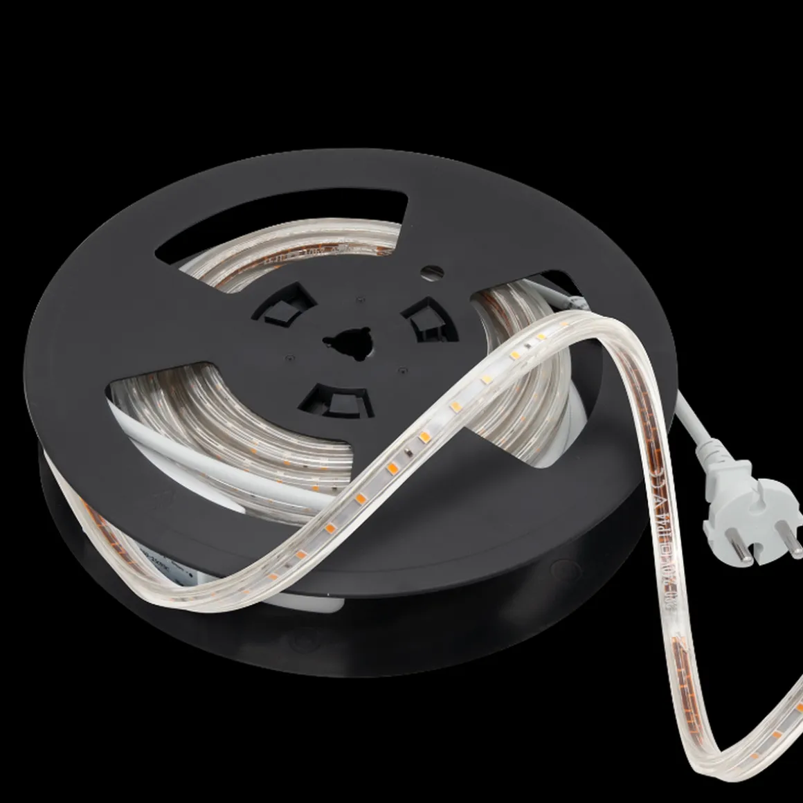 230V LED-Strip 9,2W 3000K IP65 Dimbar m/stikkontakt - 20 meter