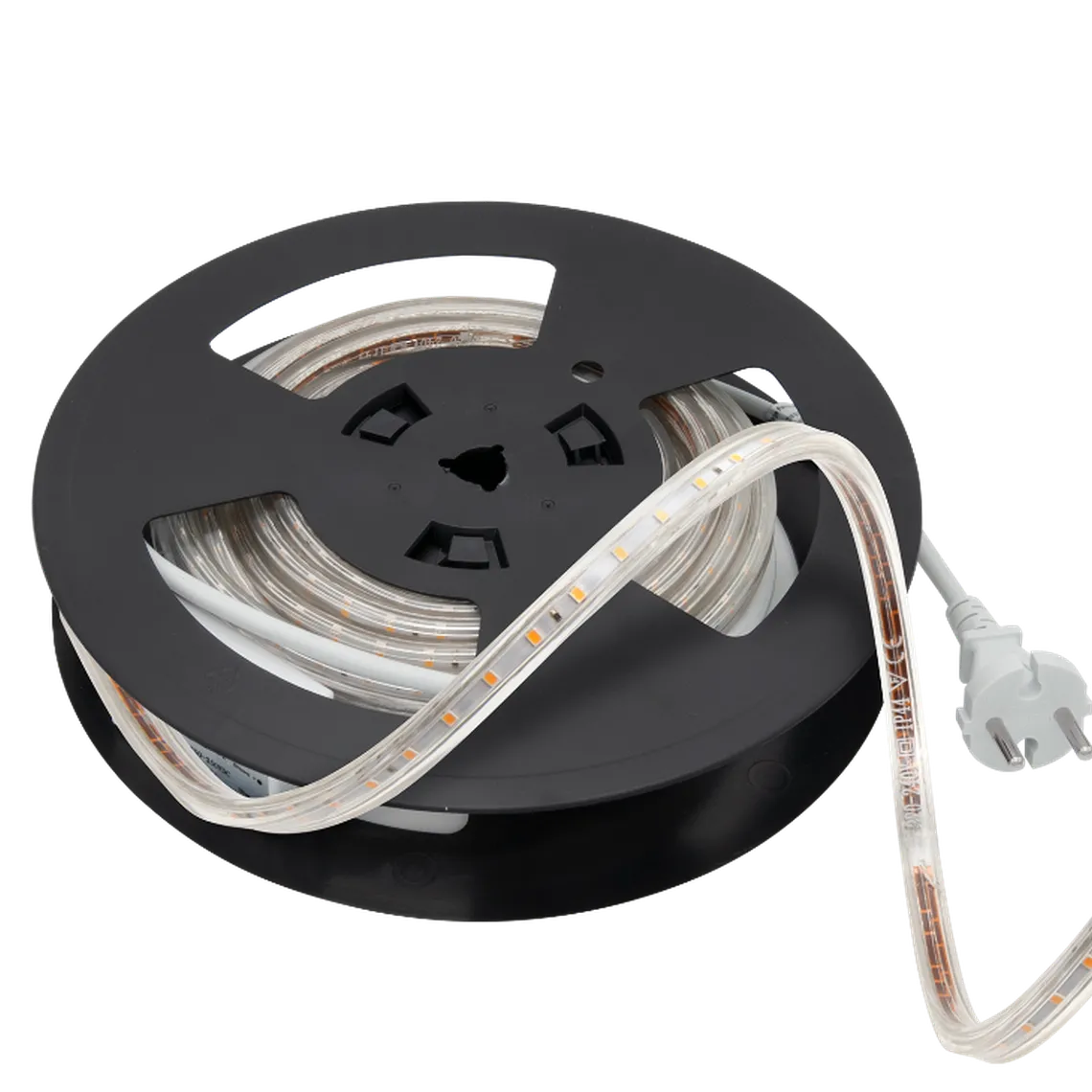 230V LED-Strip 9,2W 3000K IP65 Dimbar m/støpsel - 10 meter