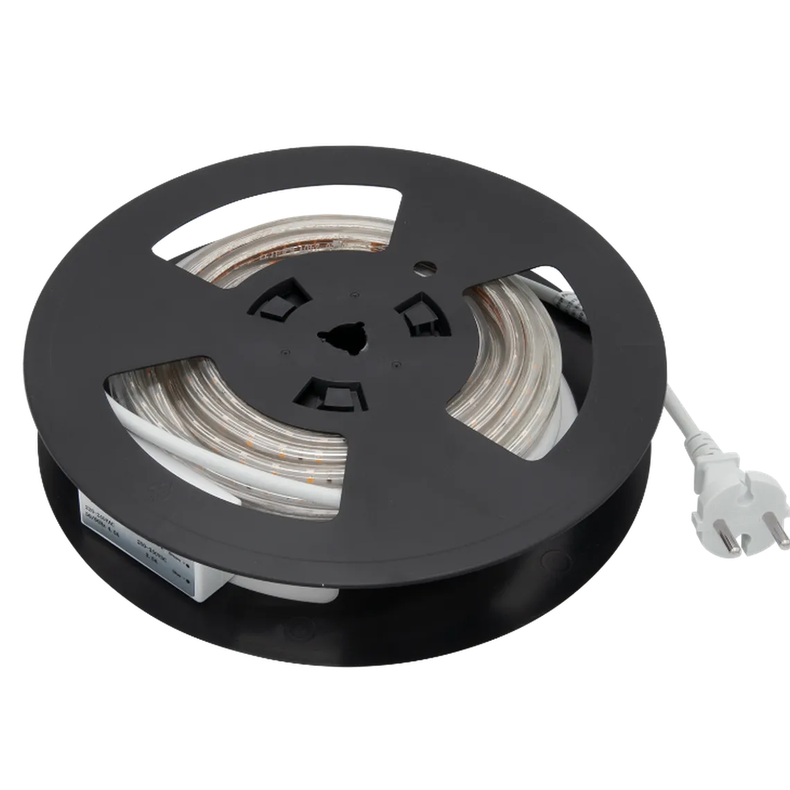 230V LED-Strip 9,2W 3000K IP65 Dimbar m/støpsel - 10 meter