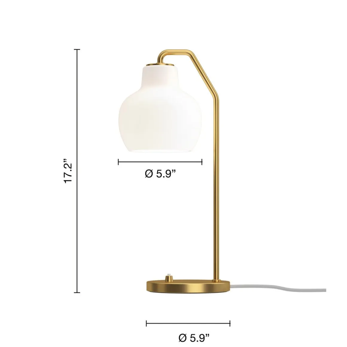 VL Ring Crown bordlampe