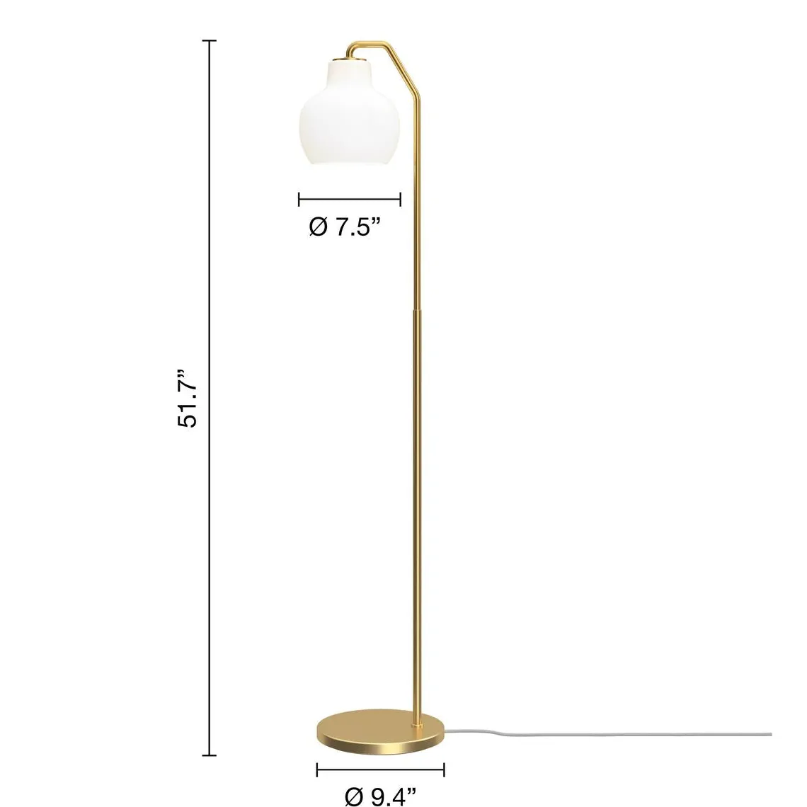 VL Ring Crown gulvlampe