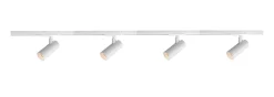 Vox Ezra spotskinne 4 spotter 2 meter 4x10W 3000K dimbar RA90 - Pure white