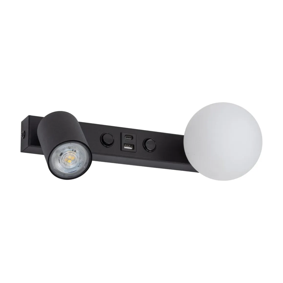 Vox vegglampe med USB