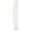 Vuelta Vegglampe 100cm - hvit /messing