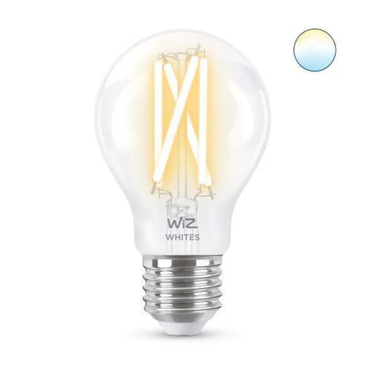 WiZ E27 Lyspære filament A60 6,7W Wifi - Justerbar fargetemperatur 2700-6500 Kelvin