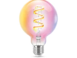 WiZ E27 Lyspære filament G95 6,3W Wifi 2700-6500 Kelvin fullfarge RGB