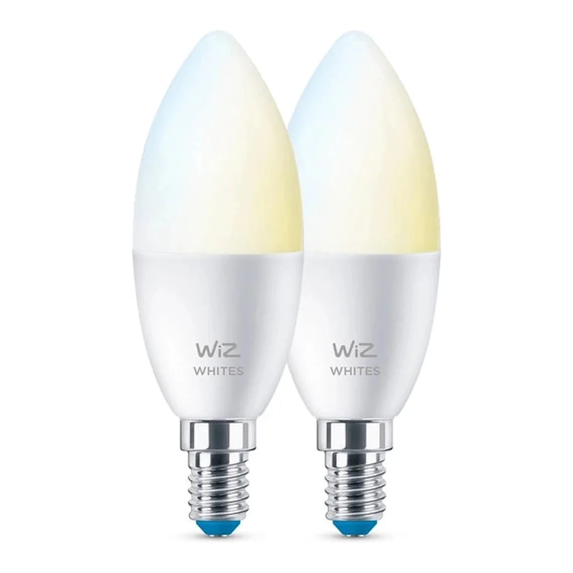 WiZ E14 Mignon Lyspære 4,9W 2700-6500K Wifi - 2 pakning