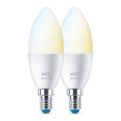 WiZ E14 Mignon Lyspære 4,9W 2700-6500K Wifi - 2 pakning