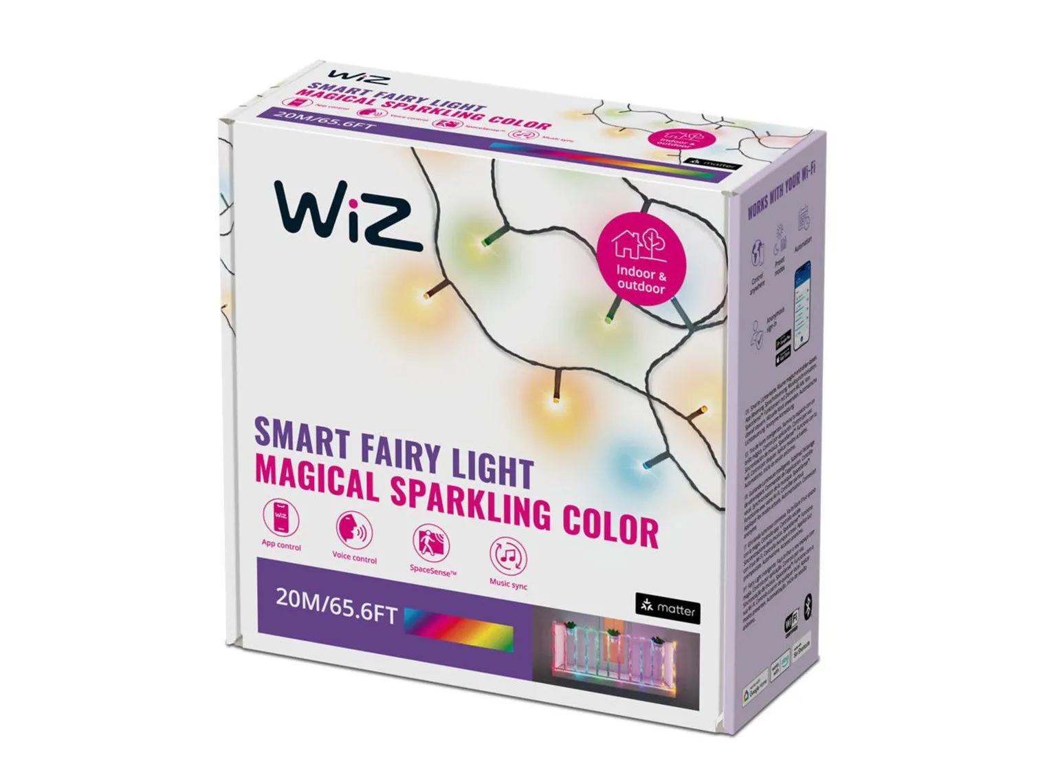 Wiz smart lyslenke 20 meter IP44 13W - Wifi