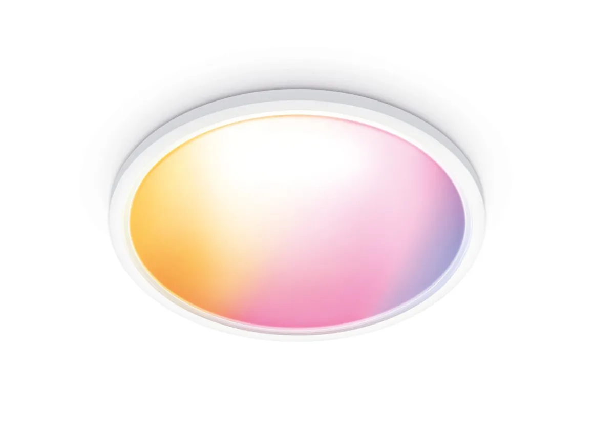 WiZ Smart Superslim taklampe 22W 2700-6500K RGB fullfarge 42 cm Wîfi - Hvit
