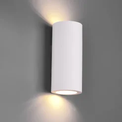 Zazou vegglampe - Hvit