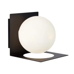 Zenit vegglampe IP44 - Svart - Svart