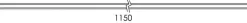 Zip 1,15m skinne