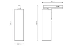 Zip Tube Micro spot 7W LED 2700K